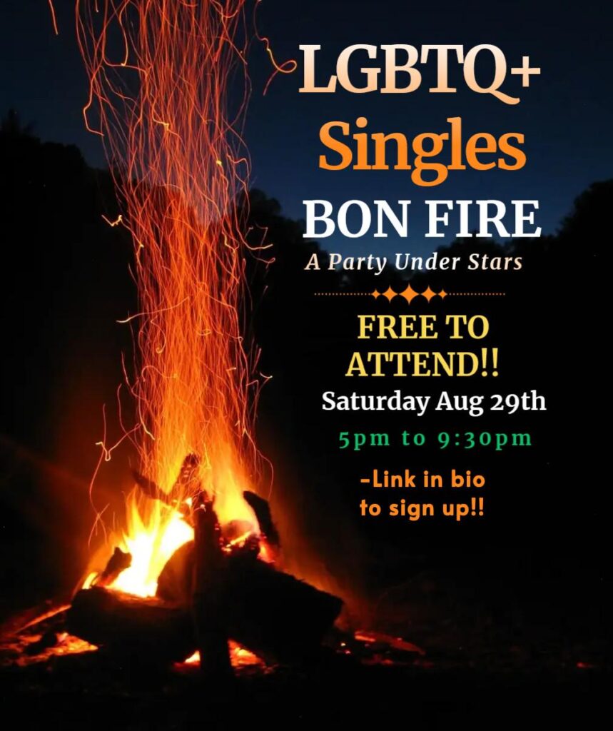 LGBTQ+ Singles Bonfire Under the Stars